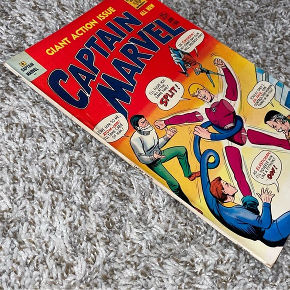 VINTAGE 1966 M.F. ENTERPRISES CAPTAIN MARVEL Silver Age Giant Size Comic #2 - Picture 4 of 9